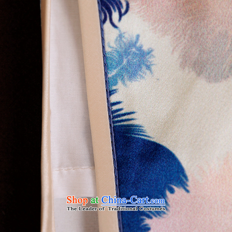The Butterfly Lovers 2015 Summer new retro silk short, improved stylish Sau San silk cheongsam dress figure - pre-sale 7 days , L, Butterfly Lovers , , , shopping on the Internet