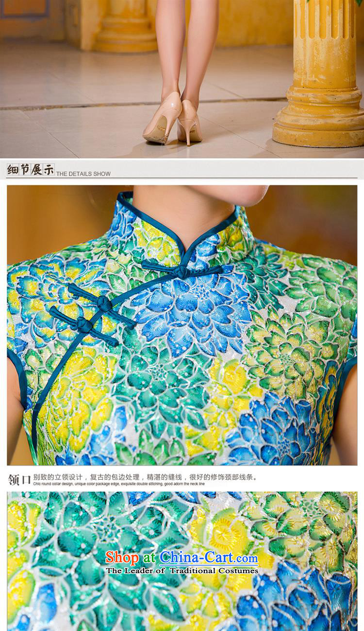 2015 Spring and Autumn New Stylish retro short of cheongsam dress lace everyday picture color L photo cheongsam, prices, brand platters! The elections are supplied in the national character of distribution, so action, buy now enjoy more preferential! As soon as possible.