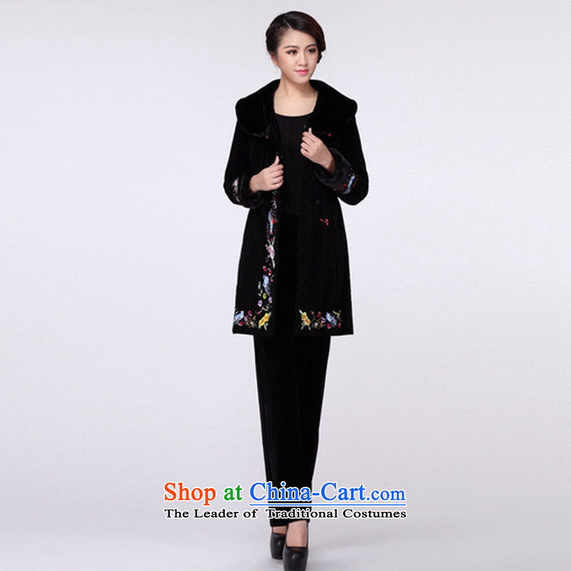 In line cloud qipao Tang dynasty China Wind Jacket RXA9110 cotton coat Black XL Photo, prices, brand platters! The elections are supplied in the national character of distribution, so action, buy now enjoy more preferential! As soon as possible.