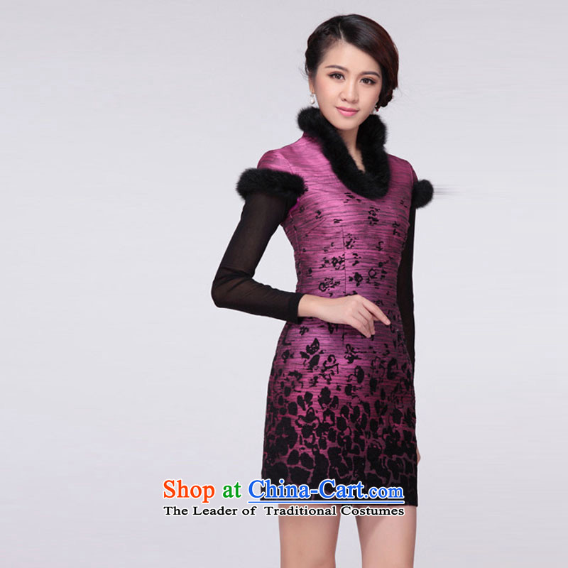 In line cloud qipao Tang dynasty China wind ãþòâ RXA908 XXXL, purple cloud (youthinking stakeholders line) , , , shopping on the Internet