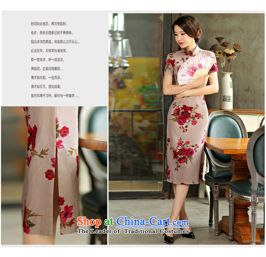 The li            2015 Spring card summer retro graphics in Short Thin Sau San large cuff improved linen long skirt qipao Samui red 9007 M picture, prices, brand platters! The elections are supplied in the national character of distribution, so action, buy now enjoy more preferential! As soon as possible.