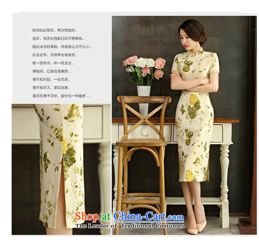 The li            2015 Spring card summer retro graphics in Short Thin Sau San large cuff improved linen long skirt qipao Samui red 9007 M picture, prices, brand platters! The elections are supplied in the national character of distribution, so action, buy now enjoy more preferential! As soon as possible.