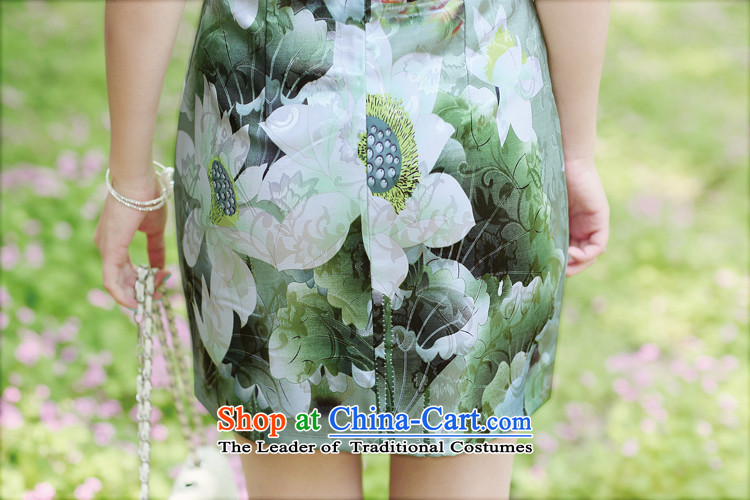Vpro only 2015 spring/summer apparel new cheongsam dress step 