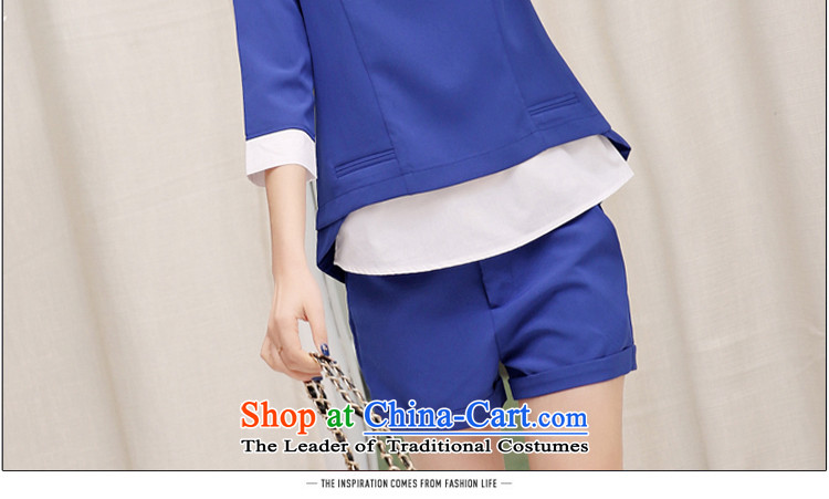 Vpro only spring 2015 Apparel new lady two kits for dolls bubble sleeved shirt with blue L pictures of Sau San shorts, prices, brand platters! The elections are supplied in the national character of distribution, so action, buy now enjoy more preferential! As soon as possible.