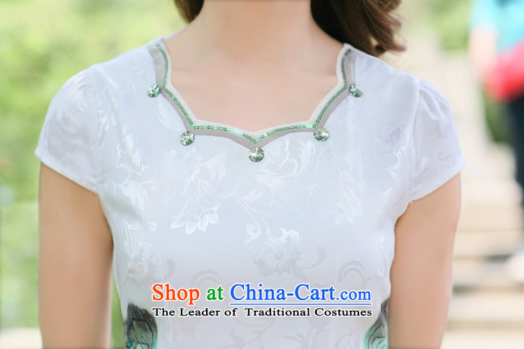 Only the 2015 summer attire vpro new qipao retro look Ms. video thin stylish improvements Sau San Green Beauty Figure XXL picture, prices, brand platters! The elections are supplied in the national character of distribution, so action, buy now enjoy more preferential! As soon as possible.