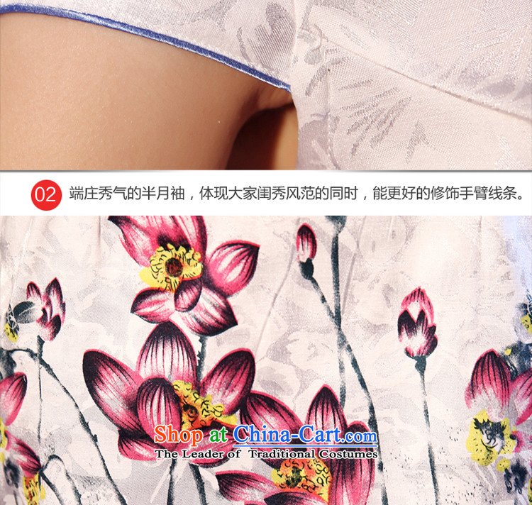 【 pro-am- 2015 new summer short of daily retro Sau San improved short-sleeved stylish cheongsam dress photo color 2XL Photo, prices, brand platters! The elections are supplied in the national character of distribution, so action, buy now enjoy more preferential! As soon as possible.