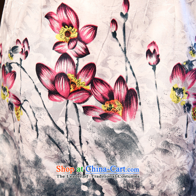 【 pro-am- 2015 new summer short of daily retro Sau San improved short-sleeved stylish cheongsam dress photo color 2XL, pro-am , , , shopping on the Internet
