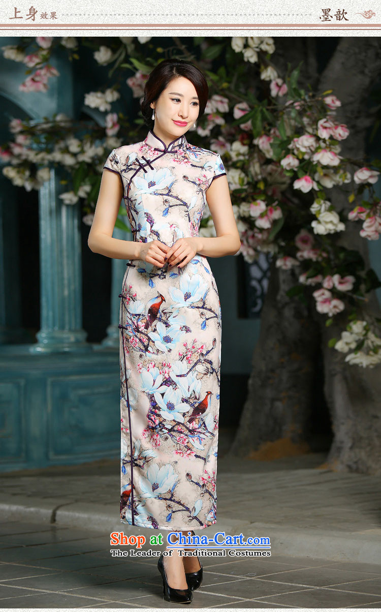 The next generation of Xuan 2015 Summer 歆 New China wind in long qipao gown dress stylish improved ZA712 L picture, prices, brand platters! The elections are supplied in the national character of distribution, so action, buy now enjoy more preferential! As soon as possible.
