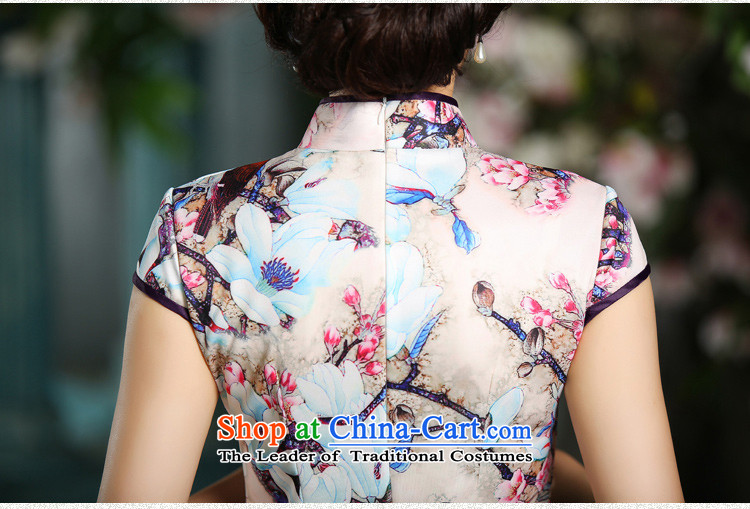 The next generation of Xuan 2015 Summer 歆 New China wind in long qipao gown dress stylish improved ZA712 L picture, prices, brand platters! The elections are supplied in the national character of distribution, so action, buy now enjoy more preferential! As soon as possible.