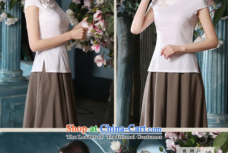 In the long cotton linen dresses female qipao shirt pro-am new summer and fall inside the seven-day retro improved sleeved shirt + card which skirts XL Photo, prices, brand platters! The elections are supplied in the national character of distribution, so action, buy now enjoy more preferential! As soon as possible.