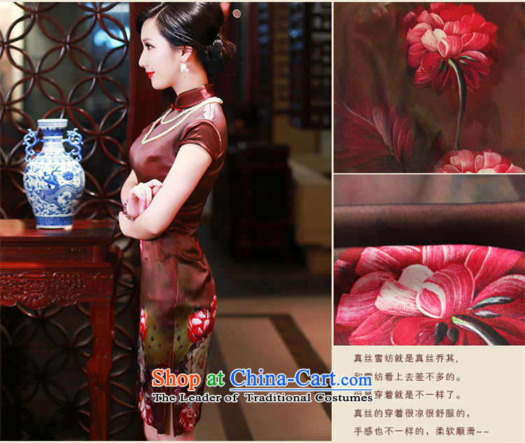 After a new summer 2015 wind Silk Cheongsam improved heavyweight herbs extract routine Sau San qipao 4318 4318 S pictures, price suit, brand platters! The elections are supplied in the national character of distribution, so action, buy now enjoy more preferential! As soon as possible.