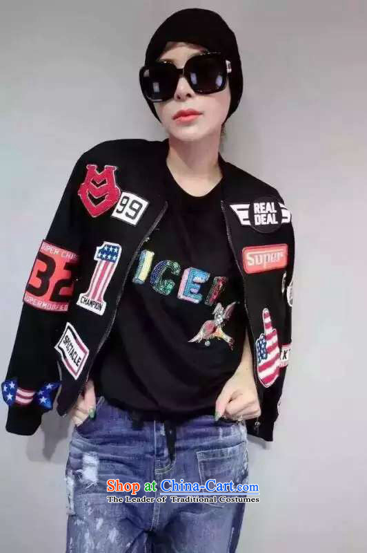 Yet Ting m European site autumn, trendy labeling sweater cotton clothing to do not have friends black L picture, prices, brand platters! The elections are supplied in the national character of distribution, so action, buy now enjoy more preferential! As soon as possible.