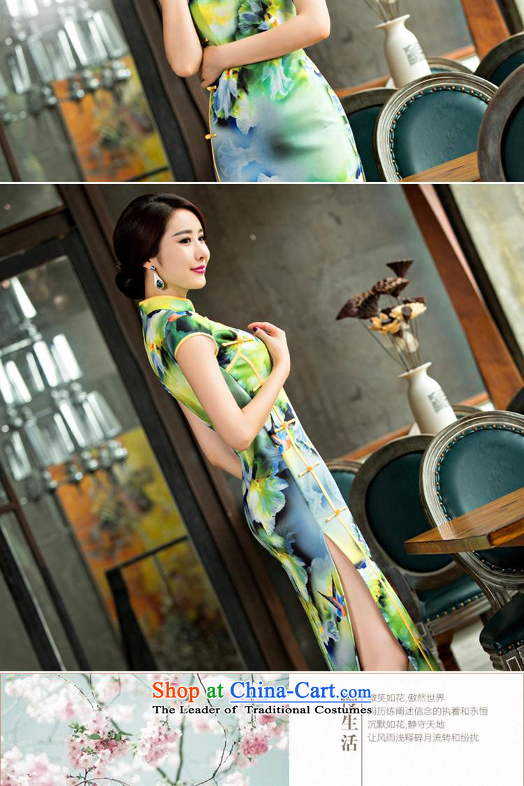 The new summer, elegance retro cheongsam long skirt dress clothes tea service picture color L photo, prices, brand platters! The elections are supplied in the national character of distribution, so action, buy now enjoy more preferential! As soon as possible.