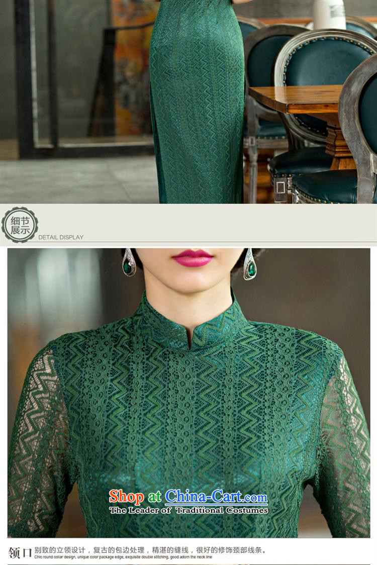 2015 new cheongsam dress summer lace retro cheongsam dress qipao Template Characteristics of Sau San XL Photo, prices, brand platters! The elections are supplied in the national character of distribution, so action, buy now enjoy more preferential! As soon as possible.