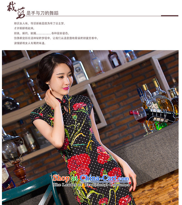 The spring of 2015 New cheongsam dress daily high on women's dresses long skirt performances cheongsam dress Template Characteristics S picture, prices, brand platters! The elections are supplied in the national character of distribution, so action, buy now enjoy more preferential! As soon as possible.