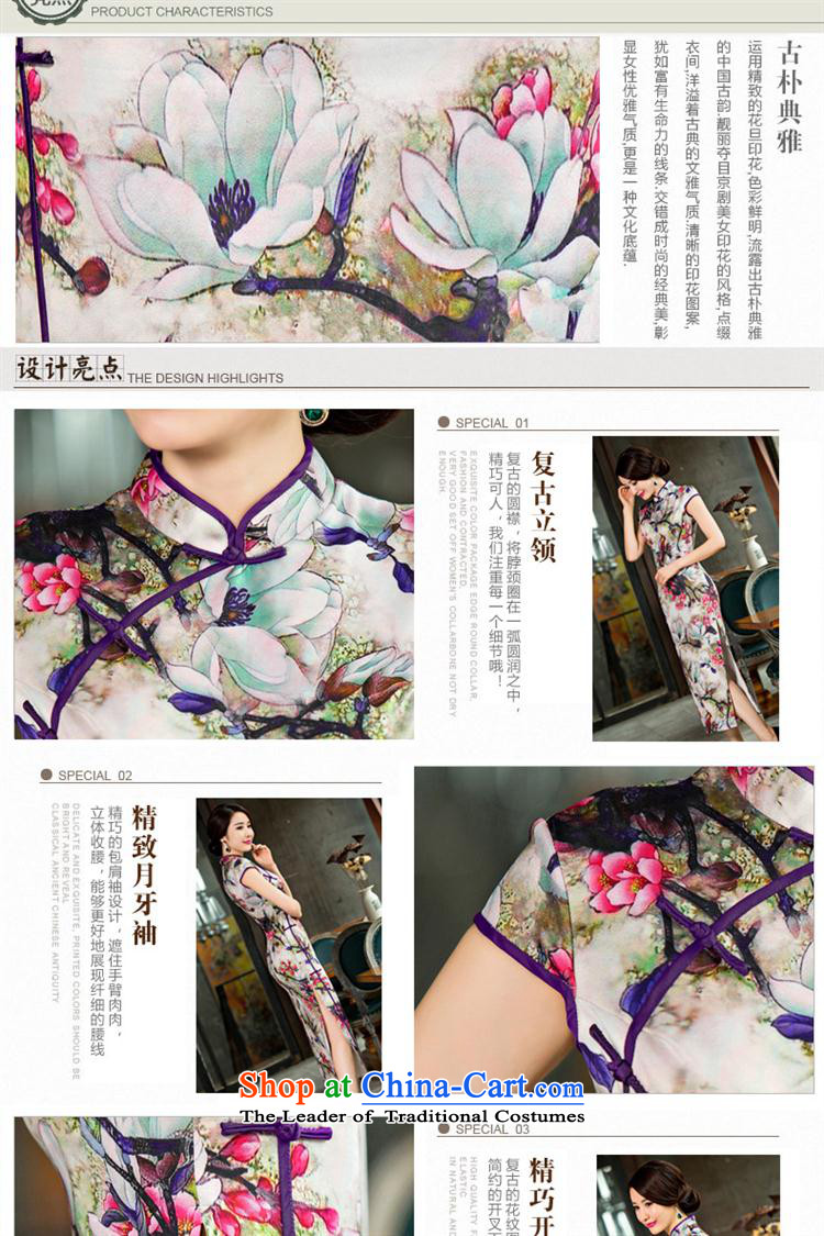 2015 Long Female qipao summer new air layer dress cheongsam dress retro dresses picture color L photo, prices, brand platters! The elections are supplied in the national character of distribution, so action, buy now enjoy more preferential! As soon as possible.