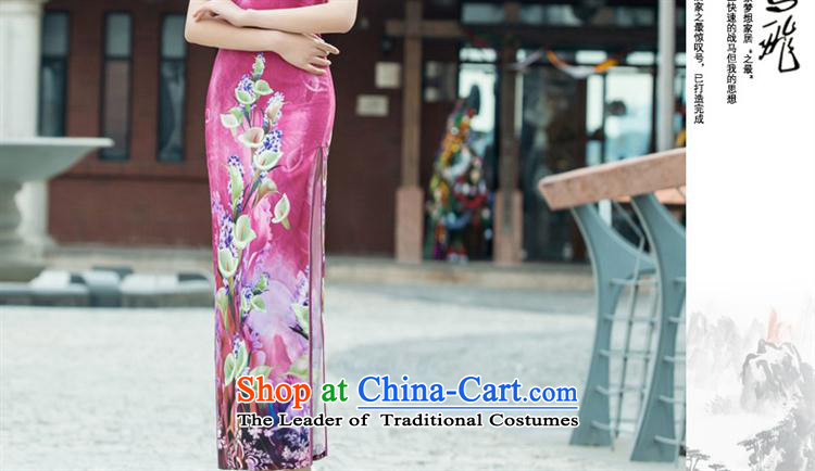 2015 new stylish Sau San republic of korea long retro, daily banquet qipao cheongsam dress figure S picture, prices, brand platters! The elections are supplied in the national character of distribution, so action, buy now enjoy more preferential! As soon as possible.