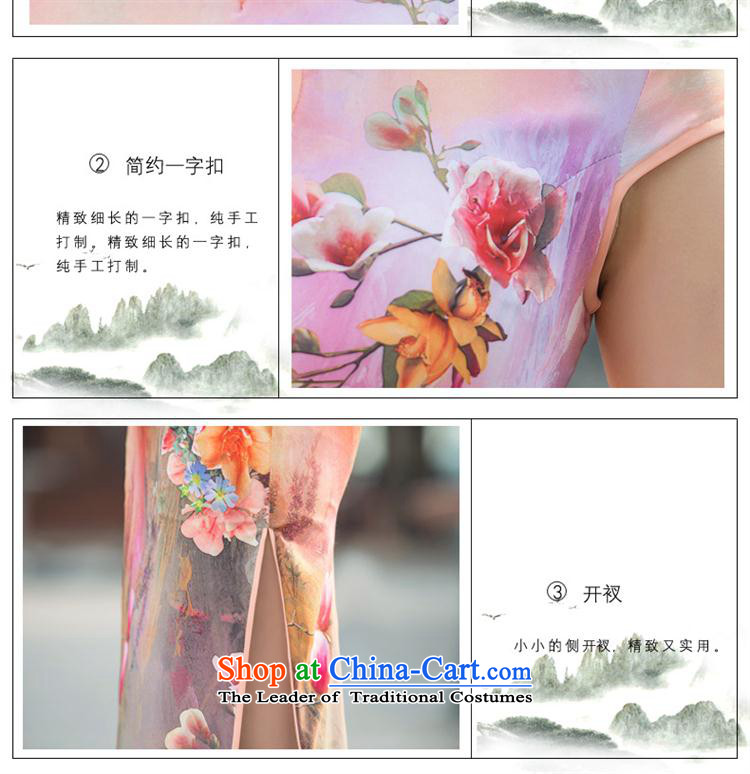 2015 new cheongsam dress Stylish retro long qipao gown everyday dress summer female qipao figure S picture, prices, brand platters! The elections are supplied in the national character of distribution, so action, buy now enjoy more preferential! As soon as possible.