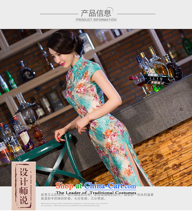 Sepia national high wind power's Chinese dresses Kim long skirt qipao Wool Velvet cheongsam Template Characteristics S picture, prices, brand platters! The elections are supplied in the national character of distribution, so action, buy now enjoy more preferential! As soon as possible.