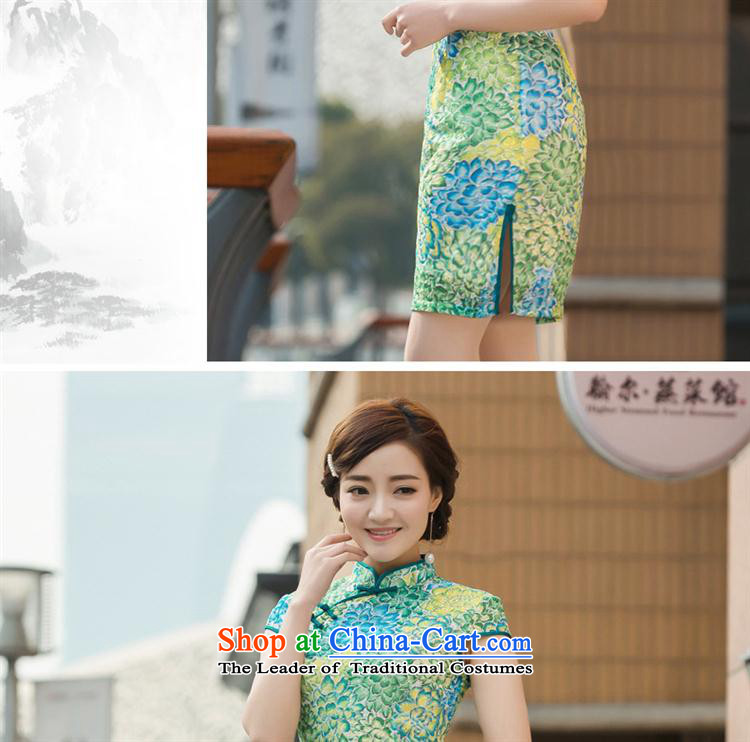 Summer 2015 new daily conforms cheongsam look like embroidery qipao Sau San dresses figure L picture, prices, brand platters! The elections are supplied in the national character of distribution, so action, buy now enjoy more preferential! As soon as possible.