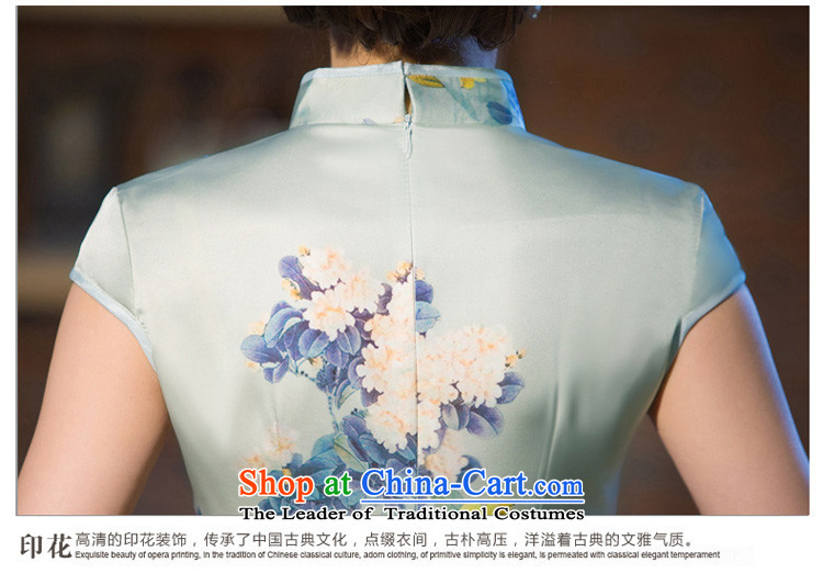 Yuan of Imjin River cloud cheongsam dress qipao 2015 new summer in long after a deduction of nostalgia for the temperament cheongsam dress qipao QD239 long XL Photo, prices, brand platters! The elections are supplied in the national character of distribution, so action, buy now enjoy more preferential! As soon as possible.