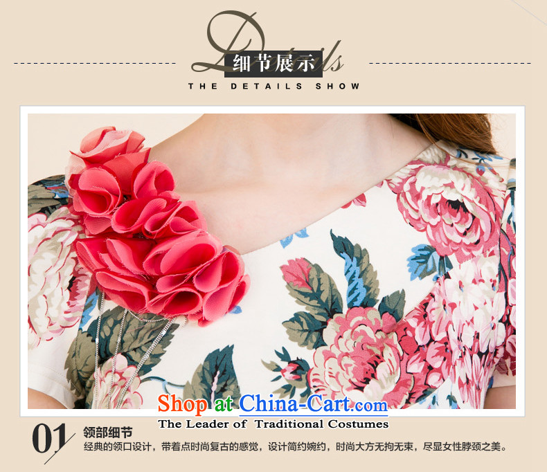 The Tang dynasty Summer 2015 new products in women's original ladies dress female TXF40688A PO BLUE ROSE XL Photo, prices, brand platters! The elections are supplied in the national character of distribution, so action, buy now enjoy more preferential! As soon as possible.