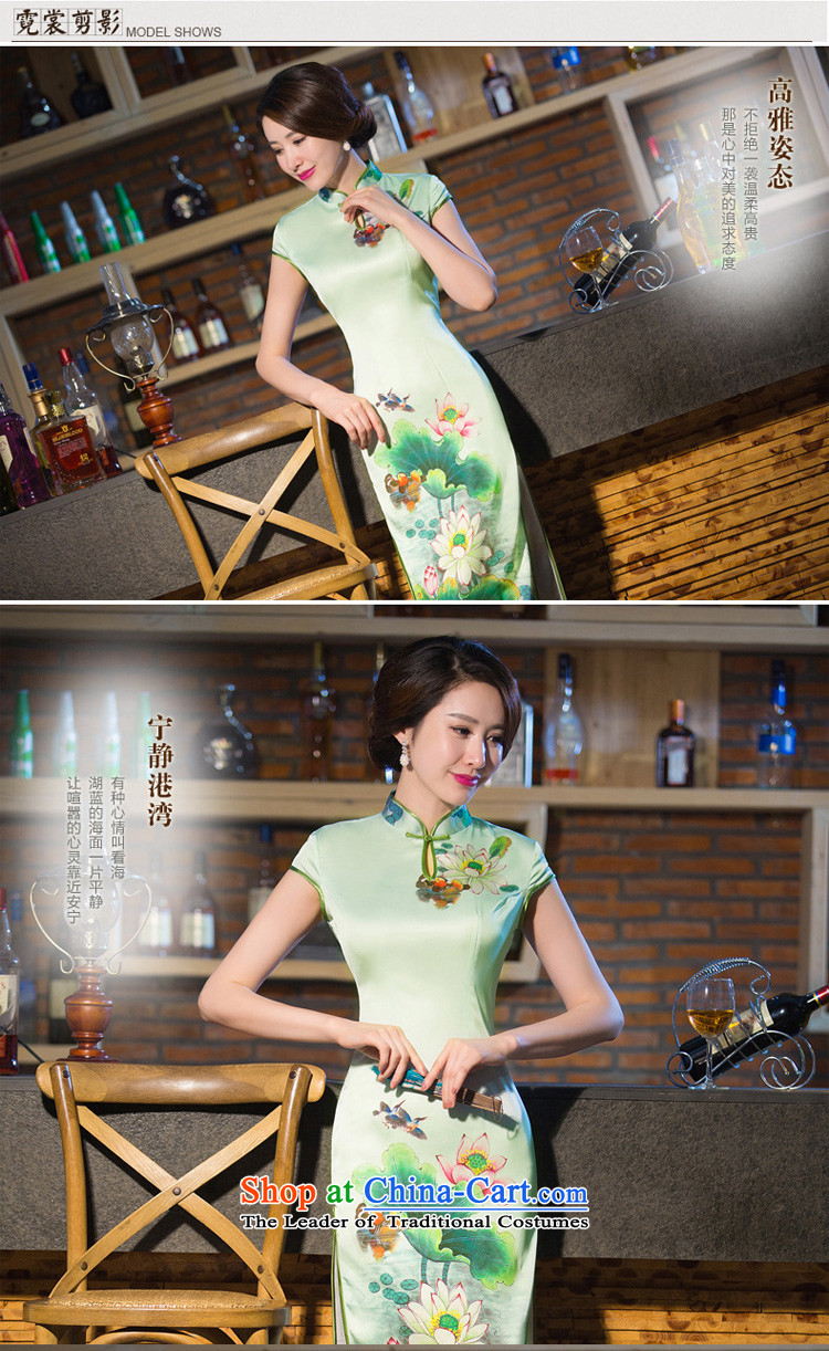 Yuan of alienation shadow qipao 2015 new retro temperament improved cheongsam dress summer high on the forklift truck cheongsam dress suit L pictures, QD238 price, brand platters! The elections are supplied in the national character of distribution, so action, buy now enjoy more preferential! As soon as possible.