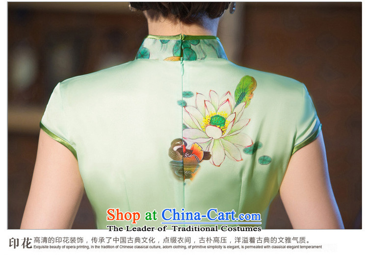 Yuan of alienation shadow qipao 2015 new retro temperament improved cheongsam dress summer high on the forklift truck cheongsam dress suit L pictures, QD238 price, brand platters! The elections are supplied in the national character of distribution, so action, buy now enjoy more preferential! As soon as possible.