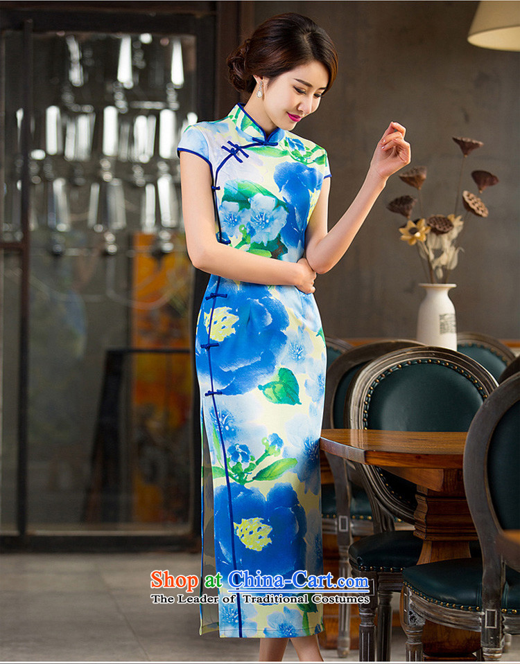 Yuan of baths ylang 2015 new cheongsam dress retro look long qipao Sau San dress improved qipao summer in long QD237 XL Photo, prices, brand platters! The elections are supplied in the national character of distribution, so action, buy now enjoy more preferential! As soon as possible.