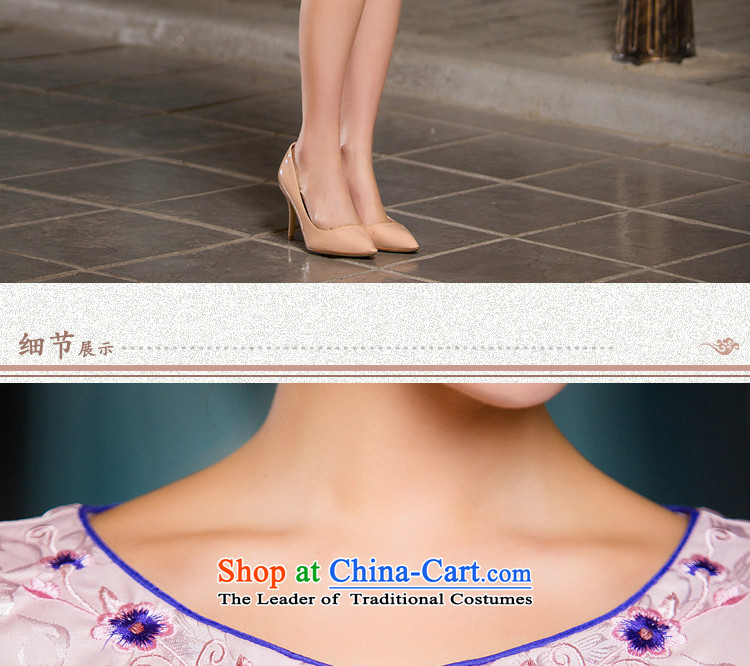 Yuan of toner on the 2015 Summer stylish cheongsam dress new improved cheongsam dress Sau San qipao antique dresses QD191 pink XL Photo, prices, brand platters! The elections are supplied in the national character of distribution, so action, buy now enjoy more preferential! As soon as possible.
