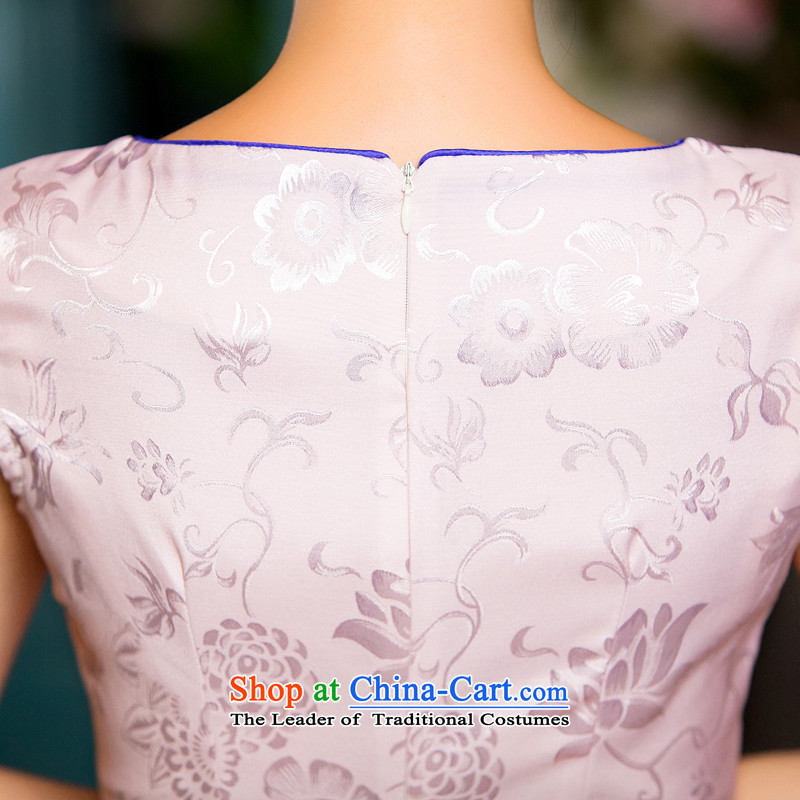 Yuan of toner on the 2015 Summer stylish cheongsam dress new improved cheongsam dress Sau San qipao antique dresses QD191 pink XL, YUAN YUAN of SU) , , , shopping on the Internet