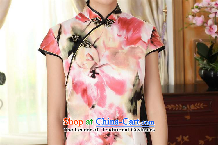 Old Shanghai retro-silk Retro classic Silk Satin Poster elastic Sau San double short qipao picture color M brand, prices, picture platters! The elections are supplied in the national character of distribution, so action, buy now enjoy more preferential! As soon as possible.