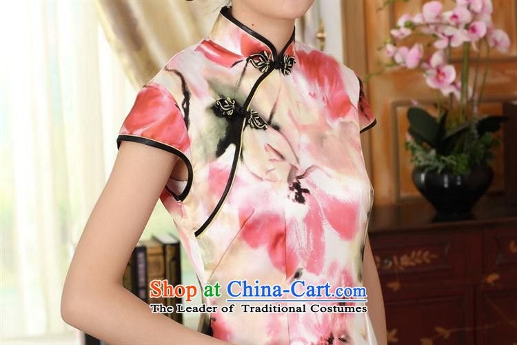 Old Shanghai retro-silk Retro classic Silk Satin Poster elastic Sau San double short qipao picture color M brand, prices, picture platters! The elections are supplied in the national character of distribution, so action, buy now enjoy more preferential! As soon as possible.