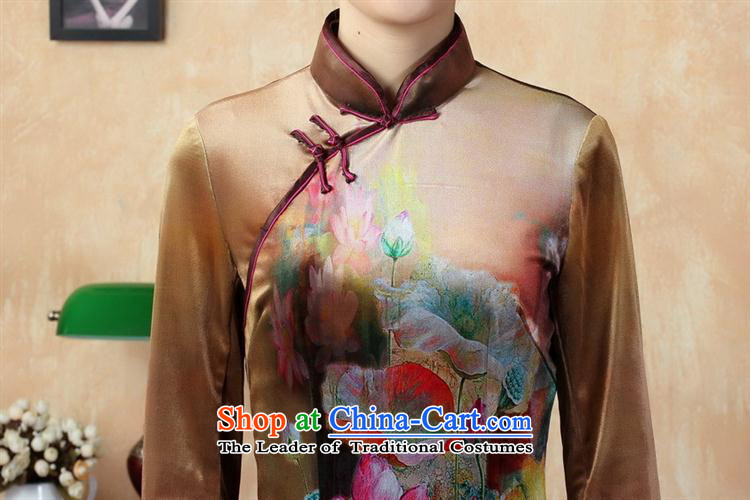 Tang Dynasty qipao Stretch Wool poster stylish Kim in classic short-sleeved qipao picture color S picture, prices, brand platters! The elections are supplied in the national character of distribution, so action, buy now enjoy more preferential! As soon as possible.