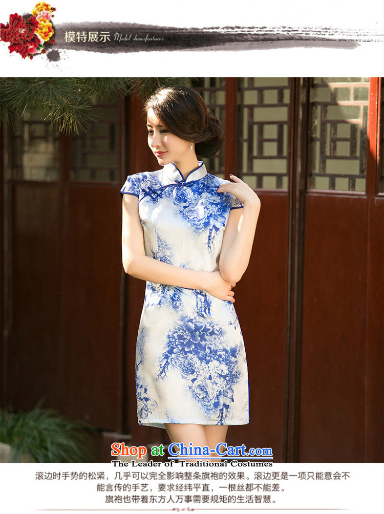 The new paragraph recalls that 歆 summer porcelain stamp cheongsam dress Short-Sleeve Mock-Neck improved Sau San video thin cheongsam dress suit XL Photo ZA 050, prices, brand platters! The elections are supplied in the national character of distribution, so action, buy now enjoy more preferential! As soon as possible.