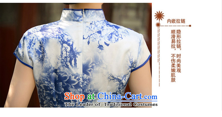 The new paragraph recalls that 歆 summer porcelain stamp cheongsam dress Short-Sleeve Mock-Neck improved Sau San video thin cheongsam dress suit XL Photo ZA 050, prices, brand platters! The elections are supplied in the national character of distribution, so action, buy now enjoy more preferential! As soon as possible.