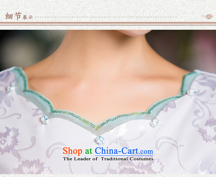I should be grateful if the yuan of rain qipao 2015 new retro niba collar cheongsam dress summer temperament cheongsam dress ethnic cheongsam dress QD031 White XL Photo, prices, brand platters! The elections are supplied in the national character of distribution, so action, buy now enjoy more preferential! As soon as possible.