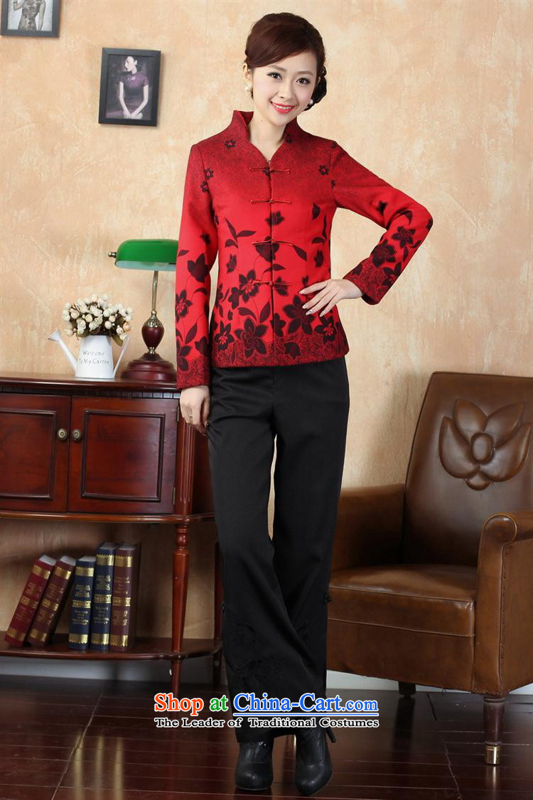 Tang dynasty qipao winter Tang Dynasty 7 red L picture, prices, brand platters! The elections are supplied in the national character of distribution, so action, buy now enjoy more preferential! As soon as possible.