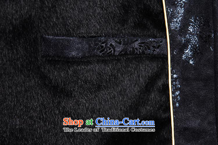 Tang Blouses Chinese men and Tang dynasty  M0037-b dark blue XXXL picture, prices, brand platters! The elections are supplied in the national character of distribution, so action, buy now enjoy more preferential! As soon as possible.
