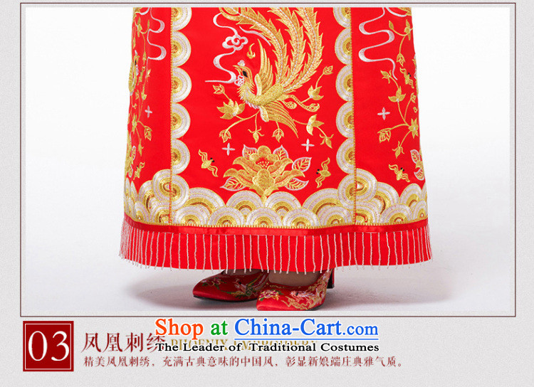Stephen dream woven Longfeng Yat also use Chinese Dress brides skirt bows chief qipao Summer Wedding Gown retro-Hi Services 2015 New Red M picture, prices, brand platters! The elections are supplied in the national character of distribution, so action, buy now enjoy more preferential! As soon as possible.