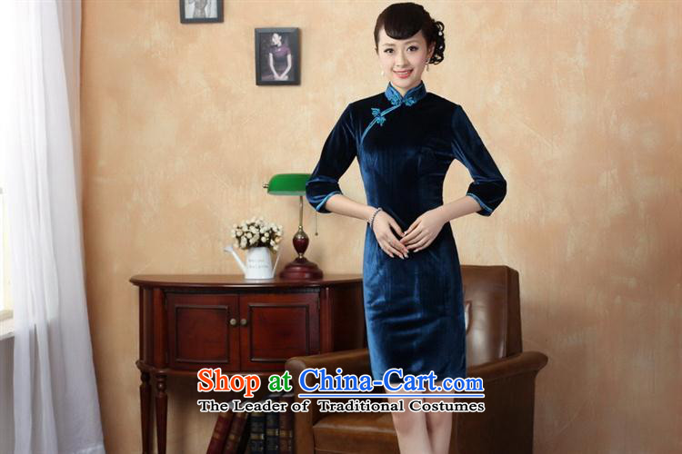 Tang dynasty qipao Td0005-d New Pure color and the Stretch Wool qipao seven gold cuff Doha Tsing XL Photo, prices, brand platters! The elections are supplied in the national character of distribution, so action, buy now enjoy more preferential! As soon as possible.