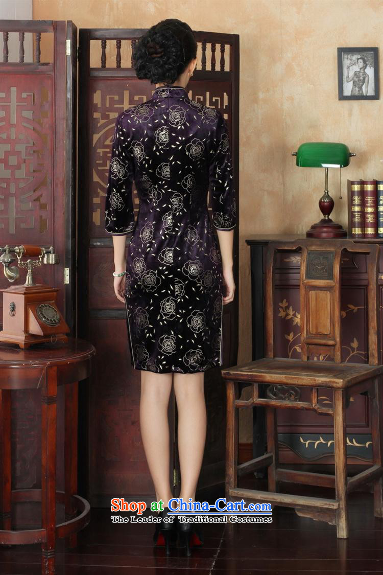 Tang dynasty qipao TD0028 new ethnic women Kim velvet cheongsam dress Sau San 7 color picture M picture sleeves, prices, brand platters! The elections are supplied in the national character of distribution, so action, buy now enjoy more preferential! As soon as possible.