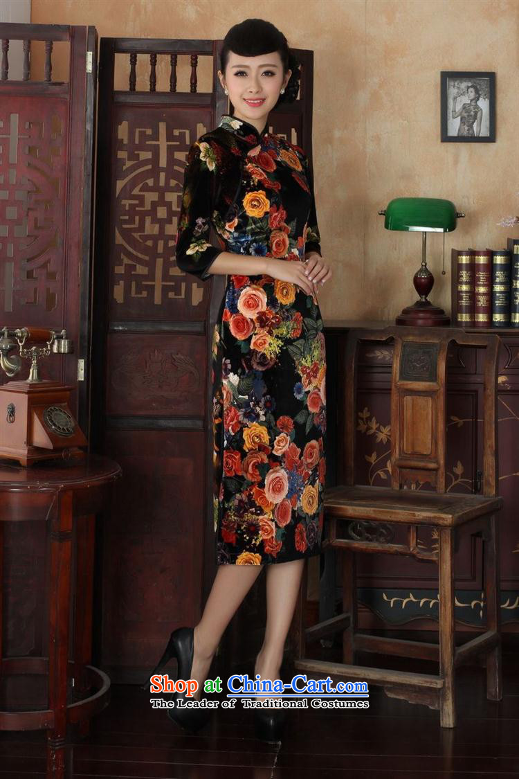 Tang Dynasty qipao TD0040 Stretch Wool poster stylish Kim in classic short-sleeved qipao picture color M brand, prices, picture platters! The elections are supplied in the national character of distribution, so action, buy now enjoy more preferential! As soon as possible.