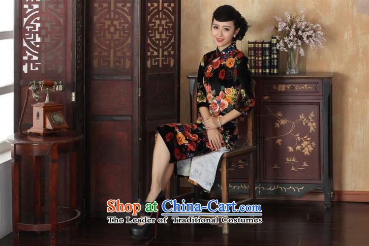 Tang Dynasty qipao TD0040 Stretch Wool poster stylish Kim in classic short-sleeved qipao picture color M brand, prices, picture platters! The elections are supplied in the national character of distribution, so action, buy now enjoy more preferential! As soon as possible.