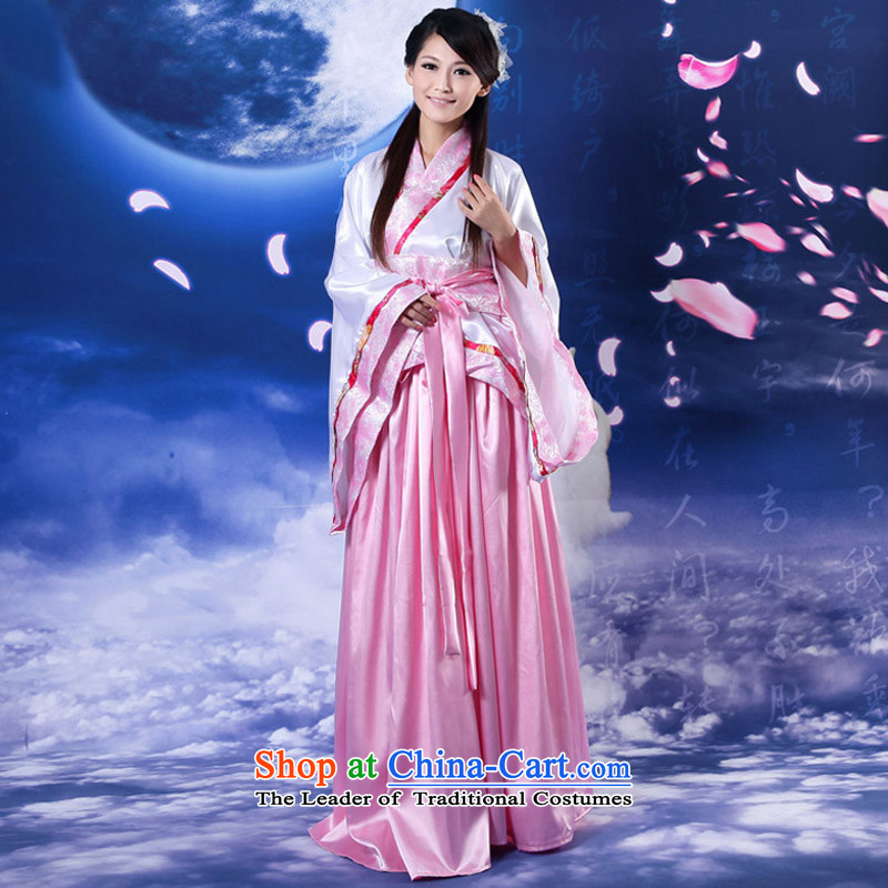 Time Syrian fairies clothing costume Han-skirt female stage princess costumes Seven Fairy skirt tracks in female you can multi-select attributes by using the new 2015 pink floor are suitable for time code 160-175cm, Syrian shopping on the Internet has bee