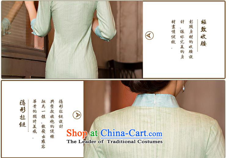 7 cuff qipao autumn new high-The forklift truck graphics thin cheongsam dress cheongsam dress 130077 L picture, prices, brand platters! The elections are supplied in the national character of distribution, so action, buy now enjoy more preferential! As soon as possible.