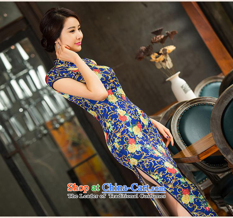 Long Silk Cheongsam new summer cheongsam dress cheongsam dress 11014 XXL picture, prices, brand platters! The elections are supplied in the national character of distribution, so action, buy now enjoy more preferential! As soon as possible.