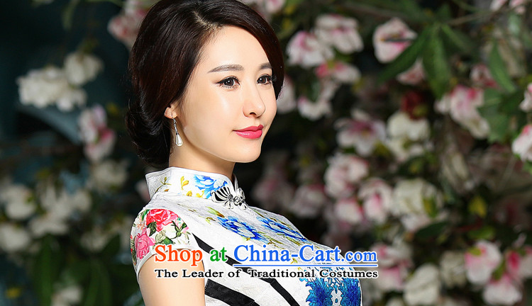 Mr Yuen, so incense qipao summer new cheongsam dress retro palace wind dresses retro temperament cheongsam dress suit XXL pictures, ZA711 price, brand platters! The elections are supplied in the national character of distribution, so action, buy now enjoy more preferential! As soon as possible.