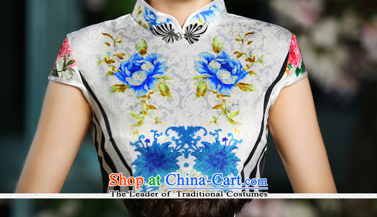 Mr Yuen, so incense qipao summer new cheongsam dress retro palace wind dresses retro temperament cheongsam dress suit XXL pictures, ZA711 price, brand platters! The elections are supplied in the national character of distribution, so action, buy now enjoy more preferential! As soon as possible.