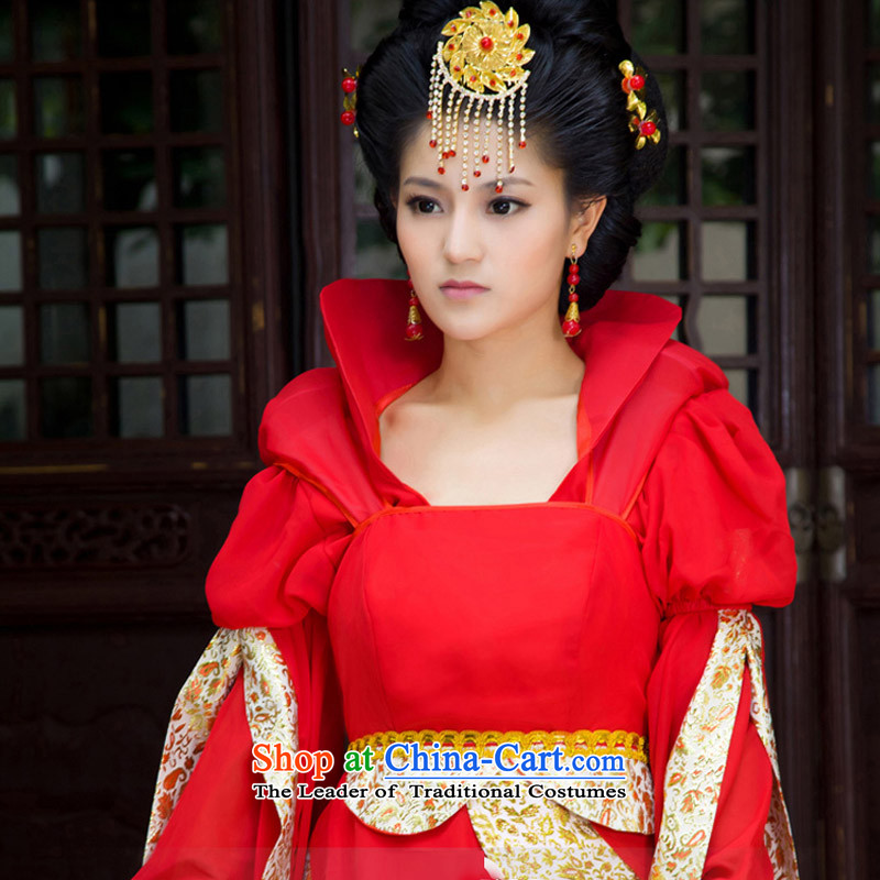 Time Syrian costume fairies skirt blue dragon costume videos load fairies Kwai Xian Jian 3 Dragon wide sleeves flow Kwai sin skirt Princess floor Han-han-red floor are suitable for time code 160-175cm, Syrian shopping on the Internet has been pressed.